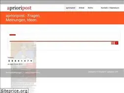 Sites similar to aprioripost.de