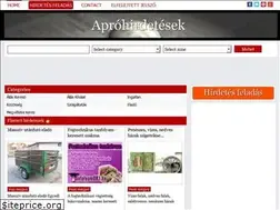 Sites similar to apro-hirdetesek.com