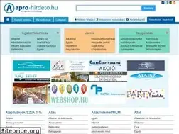 Sites similar to apro-hirdeto.hu