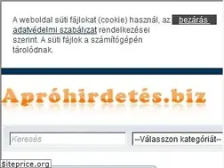 Sites similar to aprohirdetes.biz