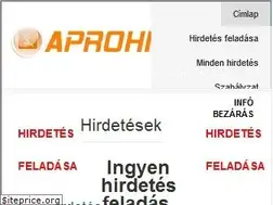 Sites similar to aprohirdetes24.hu