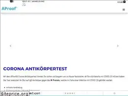 Sites similar to aproof-corona.de