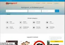 Sites similar to apropont.hu