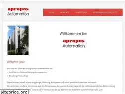 Sites similar to apropos-gmbh.de