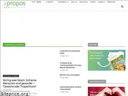 Sites similar to aproposgesund.de