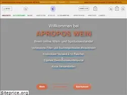 Sites similar to aproposwein.com