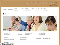 Sites similar to aprq.ca