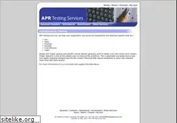 Sites similar to aprtestingservices.com