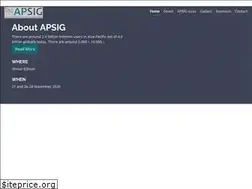 Sites similar to apsig2020.org.np