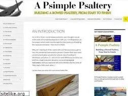 Sites similar to apsimplepsaltery.com