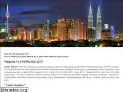 Sites similar to apsipa2017.org