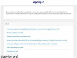 Sites similar to apsique.cl
