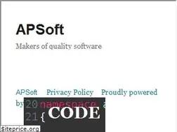 Sites similar to apsoft.com