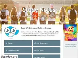 Sites similar to apstudynotes.org
