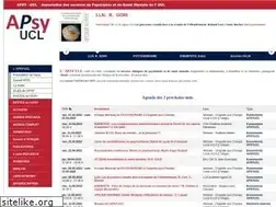 Sites similar to apsyucl.be