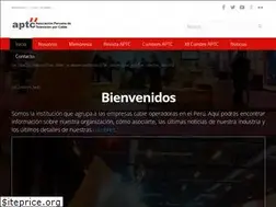 Sites similar to aptcperu.org