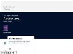 Sites similar to aptest.xyz