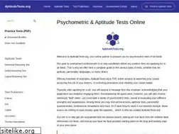 Sites similar to aptitudetests.org