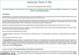 Sites similar to aptitudetests4me.com