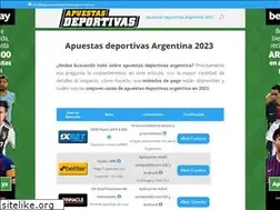 Sites similar to apuestasdeportivasargentina.net