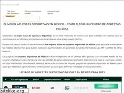 Sites similar to apuestasdeportivasenlinea.mx