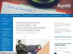 Sites similar to apuntesdedemografia.com