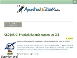 Sites similar to apuntesdezack.com