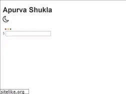 Sites similar to apurva-shukla.me