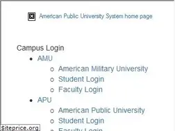 Sites similar to apus.edu