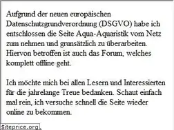 Sites similar to aqua-aquaristik.de