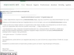 Sites similar to aqua-matic.hu