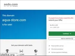 Sites similar to aqua-store.com