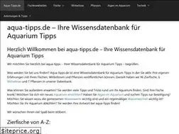 Sites similar to aqua-tipps.de