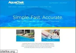 Sites similar to aquachek.com
