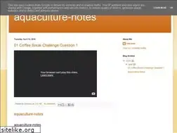 Sites similar to aquaculture-notes.blogspot.com