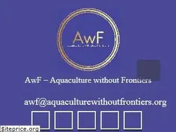 Sites similar to aquaculturewithoutfrontiers.org