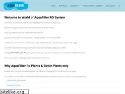 Sites similar to aquafilter.co.in