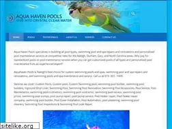 Sites similar to aquahavenpools.com