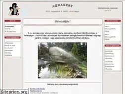 Sites similar to aquakert.hu