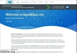 Sites similar to aquaklear.net
