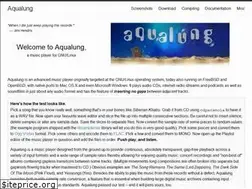 Sites similar to aqualung.jeremyevans.net