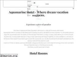 Sites similar to aquamarinehotel.gr