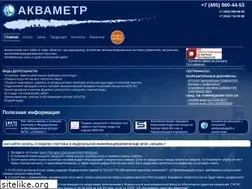 Sites similar to aquametr.ru