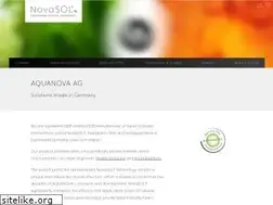 Sites similar to aquanova.de