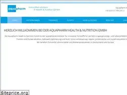 Sites similar to aquapharm.de