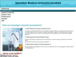 Sites similar to aquaphorviztisztito.hu