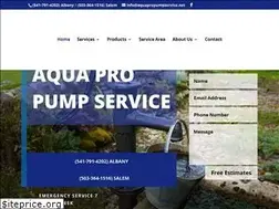 Sites similar to aquapropumpservice.com