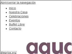 Sites similar to aquariocelebraciones.com