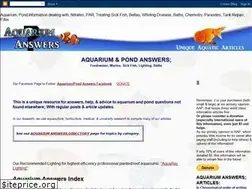 Sites similar to aquarium-pond-answers.com