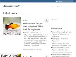 Sites similar to aquariumguide.net